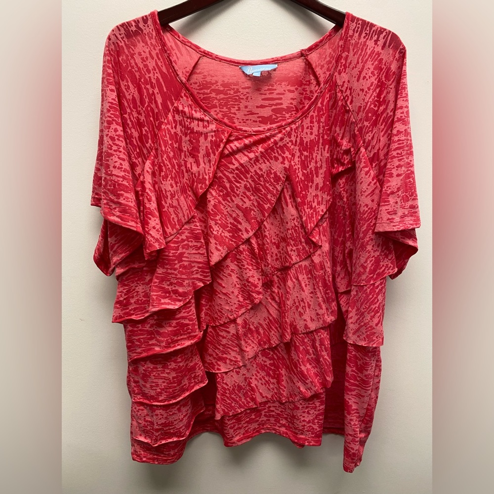 Penmans Pink Layered short-sleeves Top Size 4x